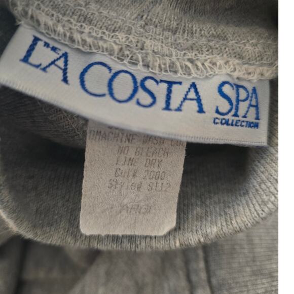 LA COSTA SPA Collection Vintage Women's Sweat Shirt L Sweat Pants M Outfit - Picture 8 of 8
